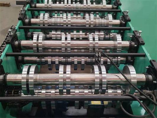 0.8mm-1.5mm الطابق لفة تشكيل آلة المجلفن عالية السرعة