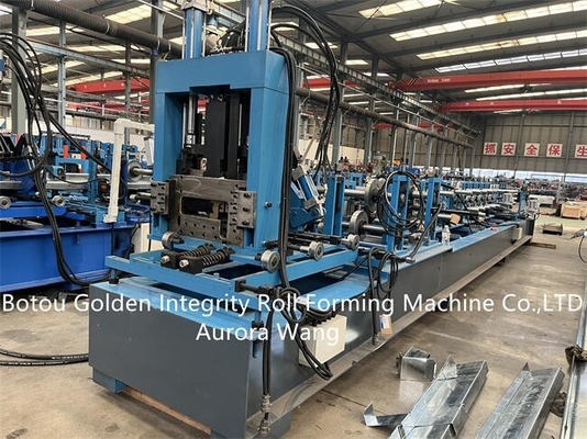 11kW CZ Purlin لفة تشكيل آلة تعديل حجم 80-300mm لبيوت الهيكل الصلب