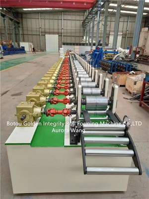 رغوة مصراع الباب الألومنيوم Slating Roller Shutter Machine PLC Detla System