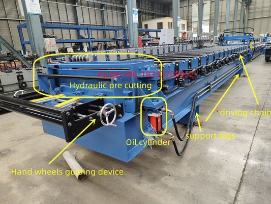 آلة تشكيل لوحة السقف المعدني TR4 TR5 ، Q235 Steel