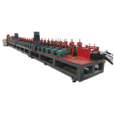380V لفة تشكيل آلة للهيكل الشمسي الكهروضوئية 41 * 41mm