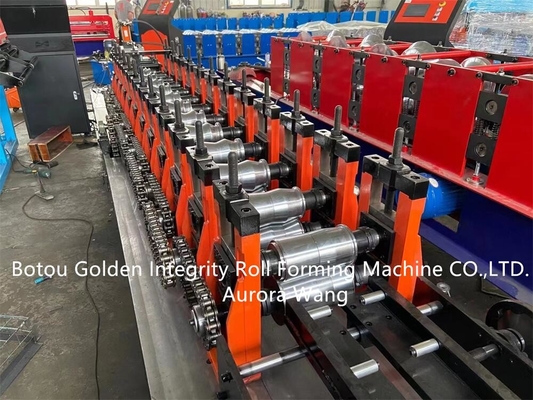 8-12m / Min مصراع الباب لفة تشكيل آلة الحديد الرول مصراع Slat Machine