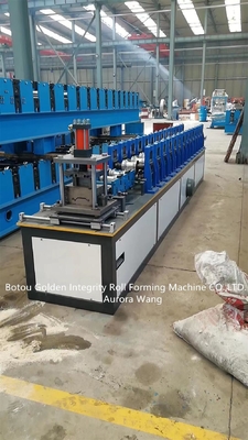 4KW مصراع الباب لفة تشكيل آلة قطع العفن التحكم PLC